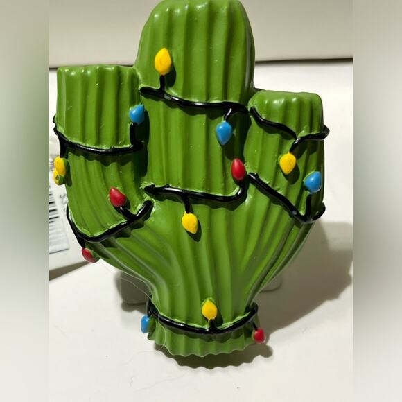 Cactus with Christmas lights napkin rings, NWT - Picture 4 of 9